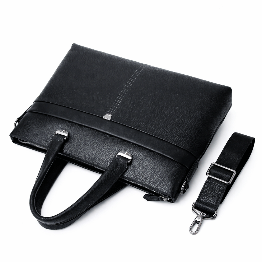 Laptoptas zijaanzicht, compact model