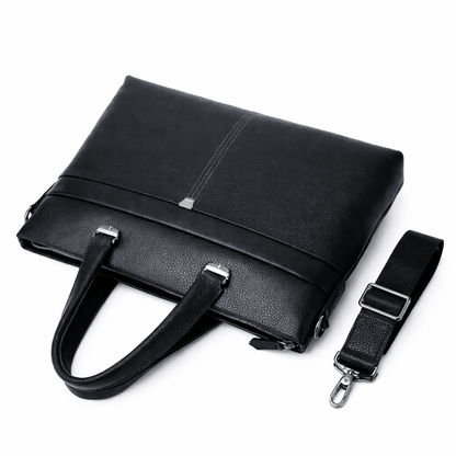 Laptoptas zijaanzicht, compact model