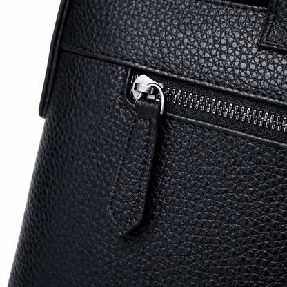 Close-up rits en hoek laptoptas