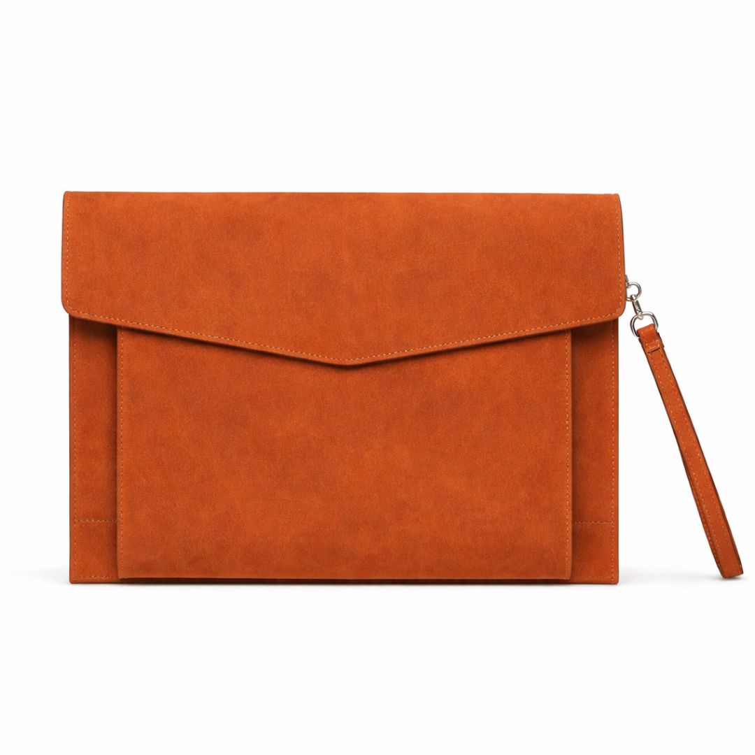 Laptophoes in oranje