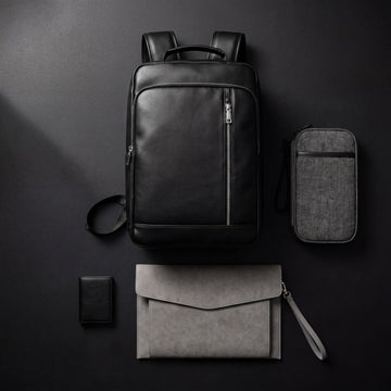 The Daily Carry: laptop rugzak, kabel organizer en kaarthouder samen